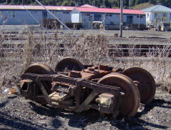 
Ohakune, a spare bogie just lying about, September 2009